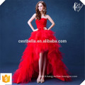 Robe De Soiree 2016 Red Lace Robes de soirée Bride Banquet Elegant Floor-length Party Robe de bal